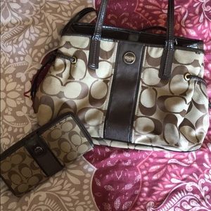 Coach Tote & Wallet